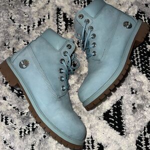 Timberland Premium Limited Edition Boots - Baby Blue